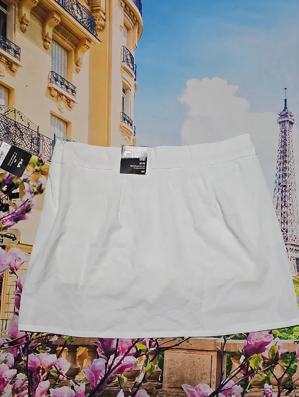 Fila White Golf Tennis Mini Skort‎ Size Large New